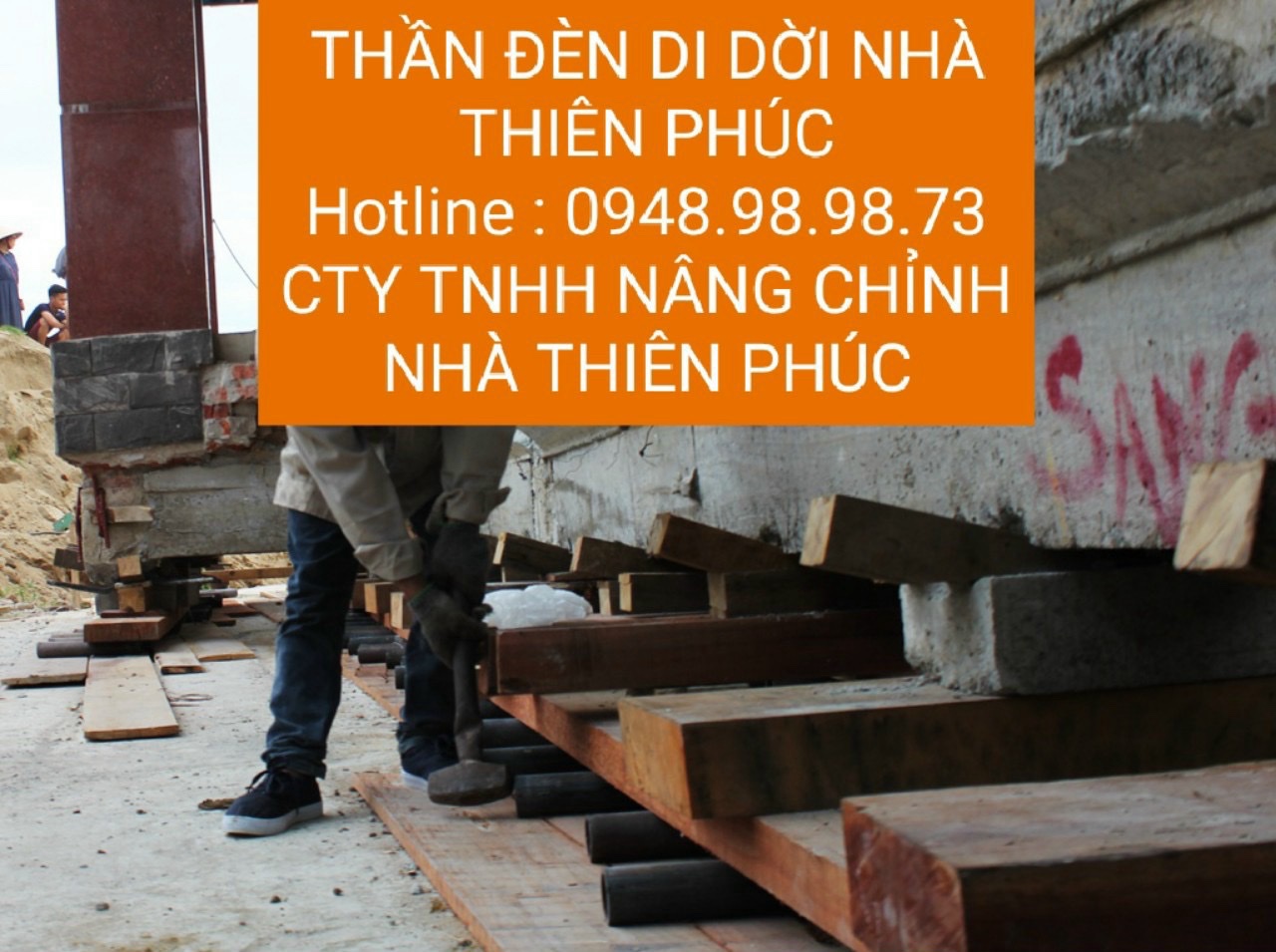 xử lý nhà Thiên Phúc, nâng nhà, dời nhà lên cao, thần đèn số 1, thần đèn Việt Nam